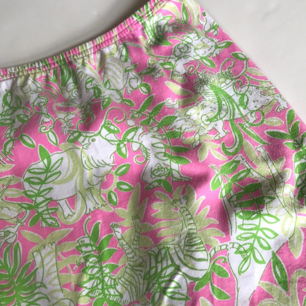 Lilly Pulitzer Rare Vintage y2k White Tag Skirt Sport Stretch Tennis Beach Small
